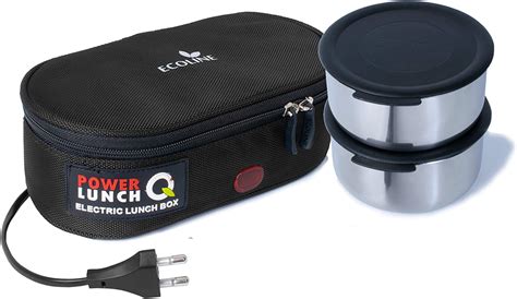 electric lunch box ecoline|Lunch Box Electric Power Lunch Q2 Black .